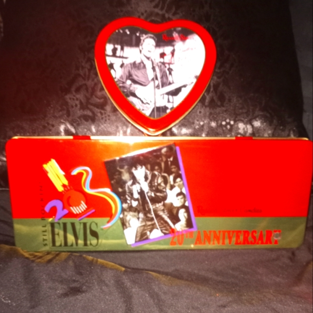 Elvis Collectibles Hinged Box 20th Anniversary plus 1